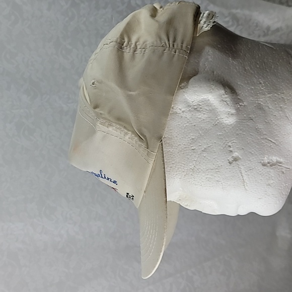 Vintage Youngan Mobil Pipeline Snap Back Hat White/Red - Picture 4 of 9